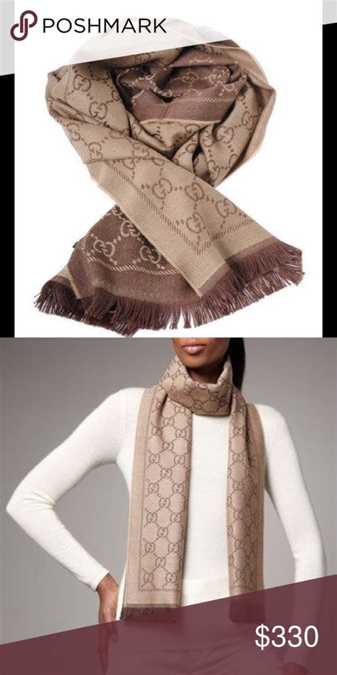 gucci scarf reversible|authentic gucci scarf.